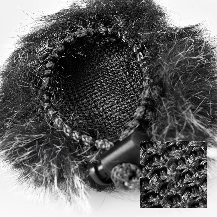 Mini Furry Windscreen Wind Muff Cover for Lavalier Microphones – Universal Fit in Multiple Colours