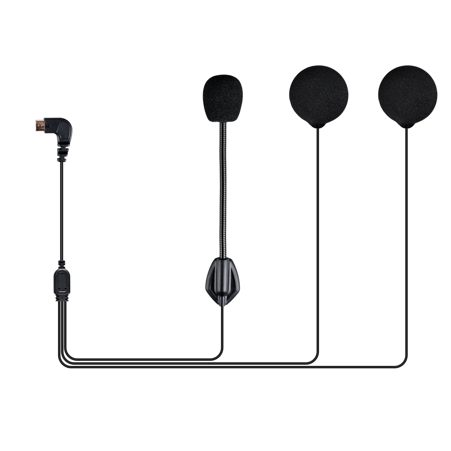Replacement Microphone Speaker Set for Motorcycle Bluetooth Helmet Intercom Headset FX6 FX6S FX-S