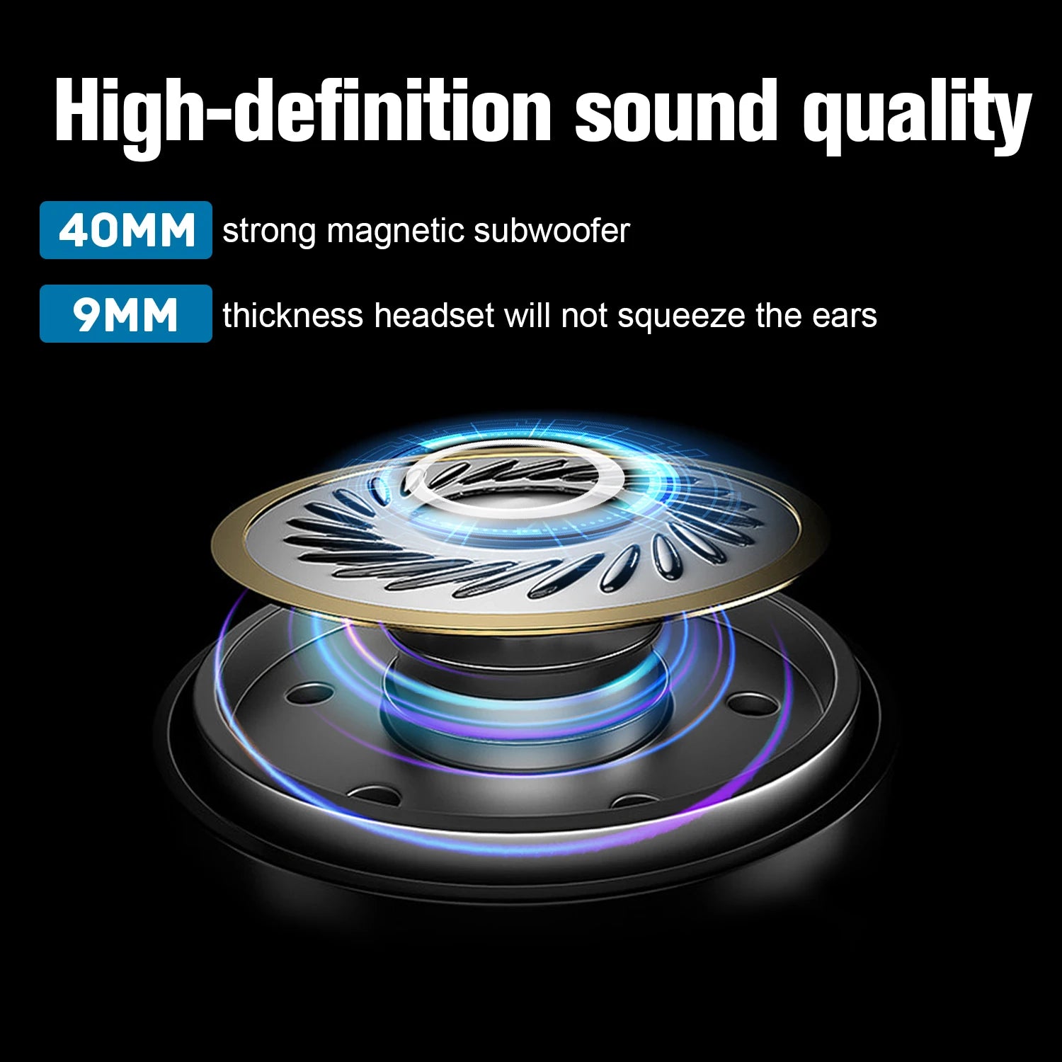 Bluetooth 5.0 Helmet Headset with Intercom, FM Radio, Noise Reduction, for up to 6 Riders 1000m