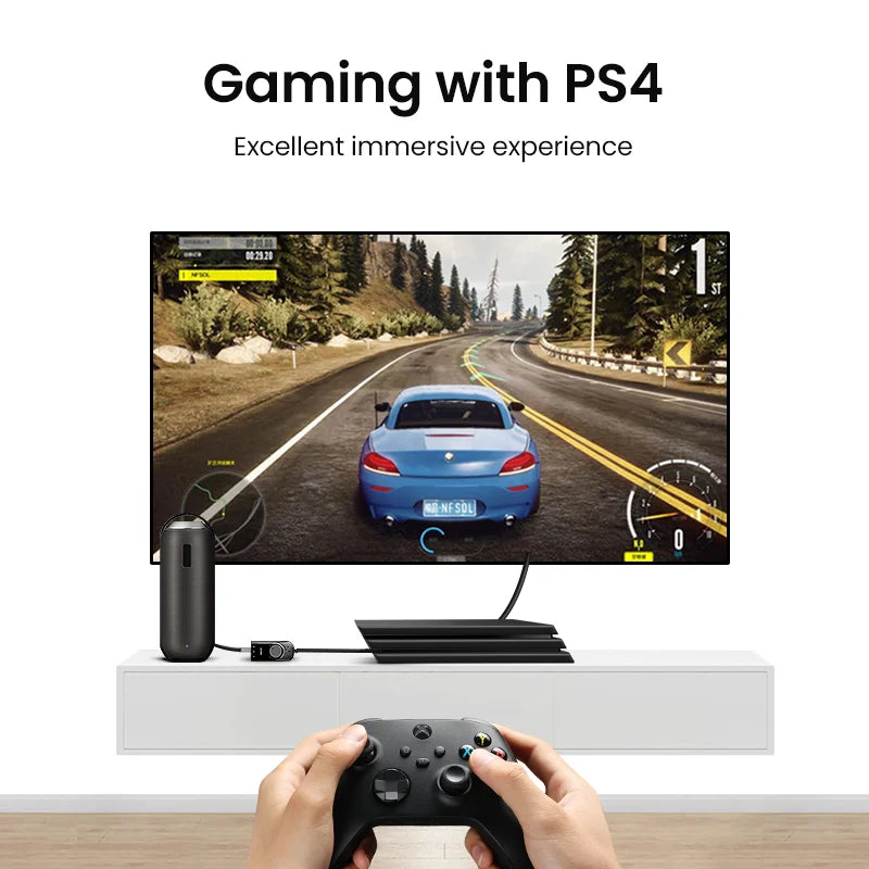 UGREEN USB External Sound Card, 3.5mm Audio Adapter for PC, Laptop, PS4, PS5 and Headsets