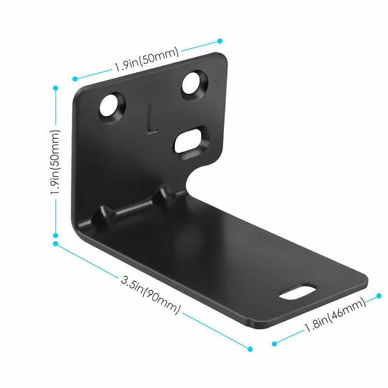 Premium Wall and Ceiling Speaker Mount Bracket Pair for Home Soundbar Audio Systems