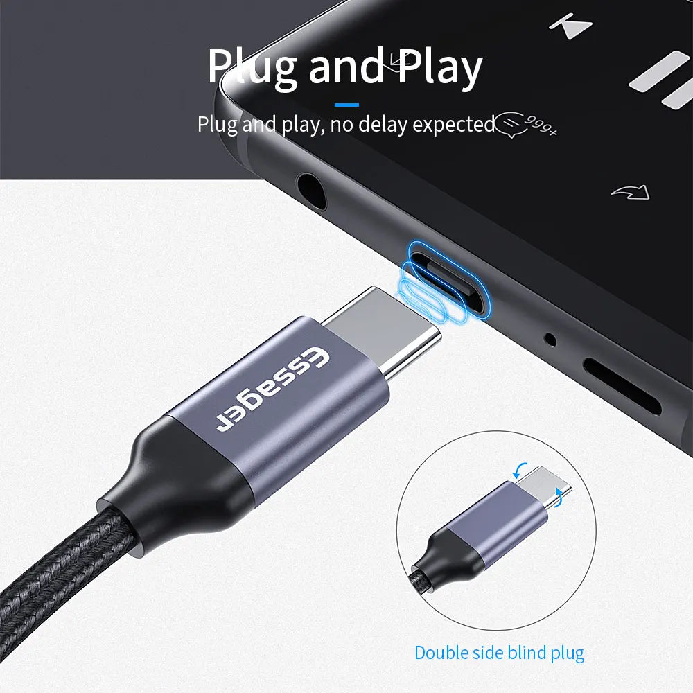 USB Type-C to 3.5mm Headphone Adapter for Xiaomi Samsung Huawei Aux Audio Conversion Cable