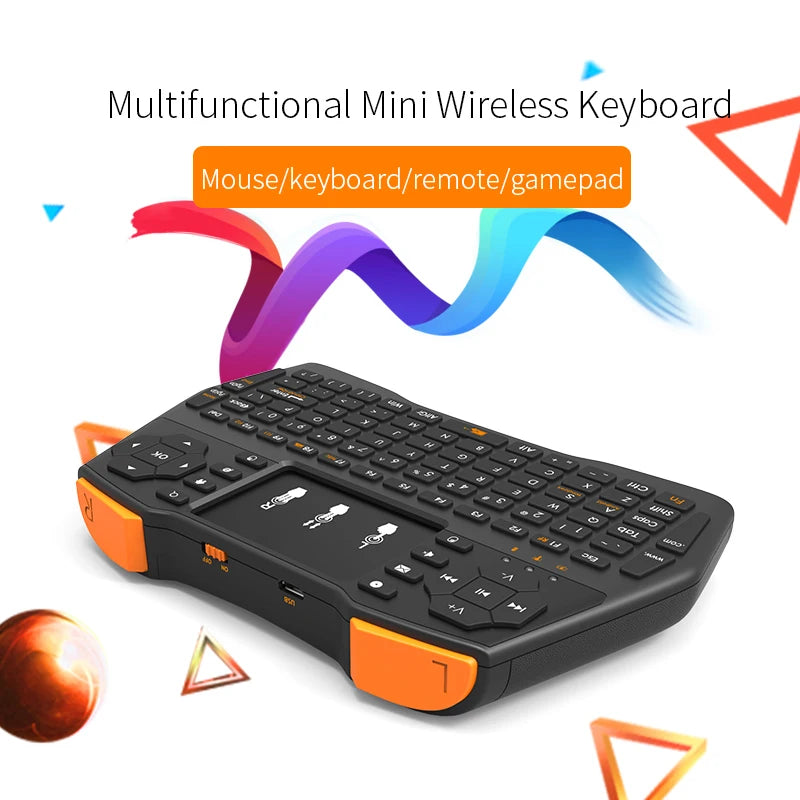 Mini Wireless RGB Keyboard with Touchpad and Air Mouse for TV Box PC Xbox PS4 Smart TV