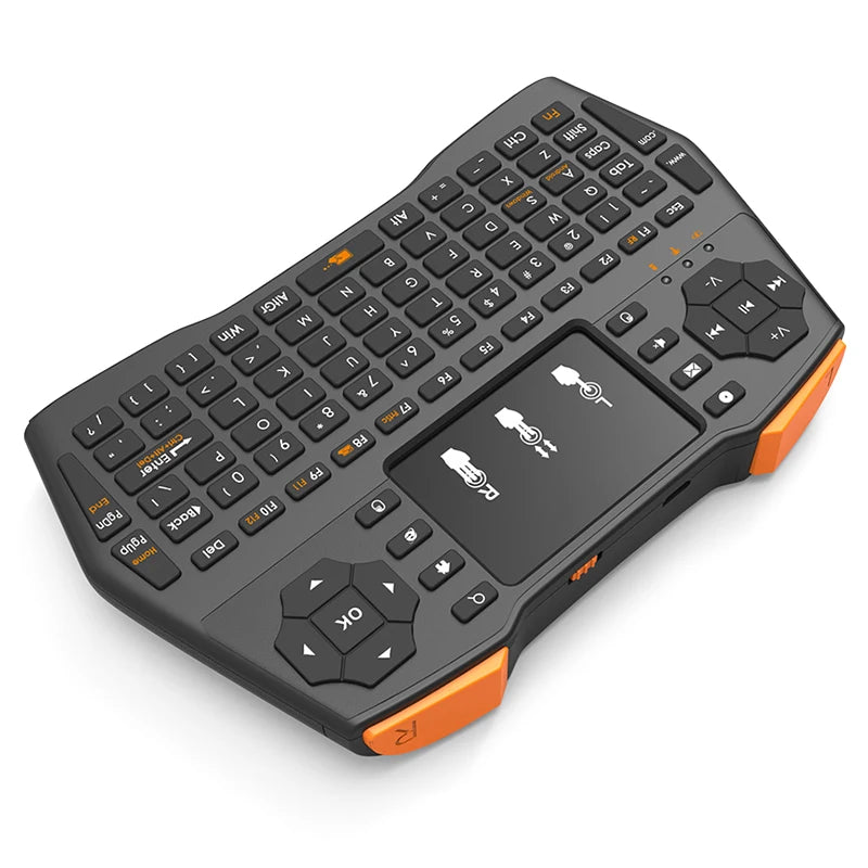 Mini Wireless RGB Keyboard with Touchpad and Air Mouse for TV Box PC Xbox PS4 Smart TV