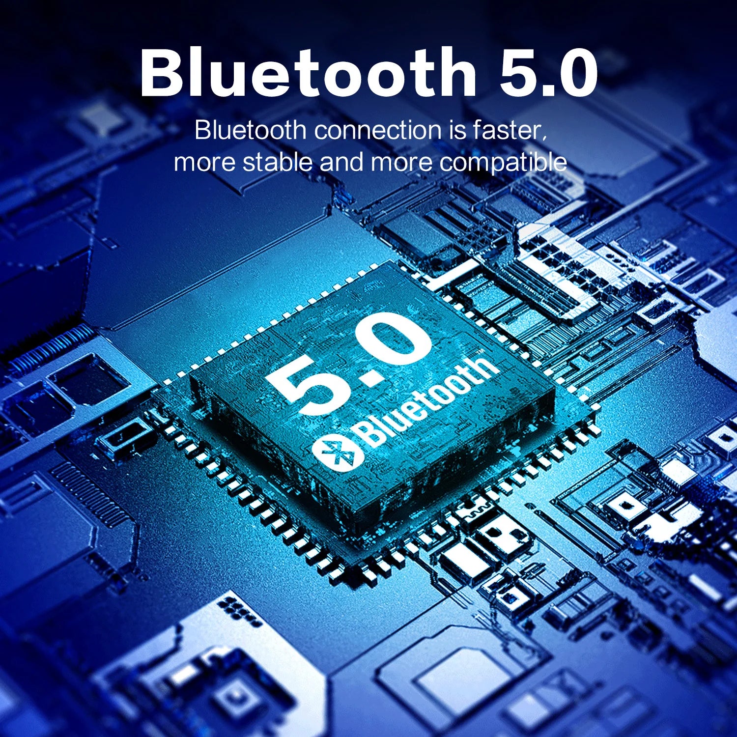 Bluetooth Motorcycle Helmet Intercom Headset with LED Display, FM Radio and 6 Rider Connection