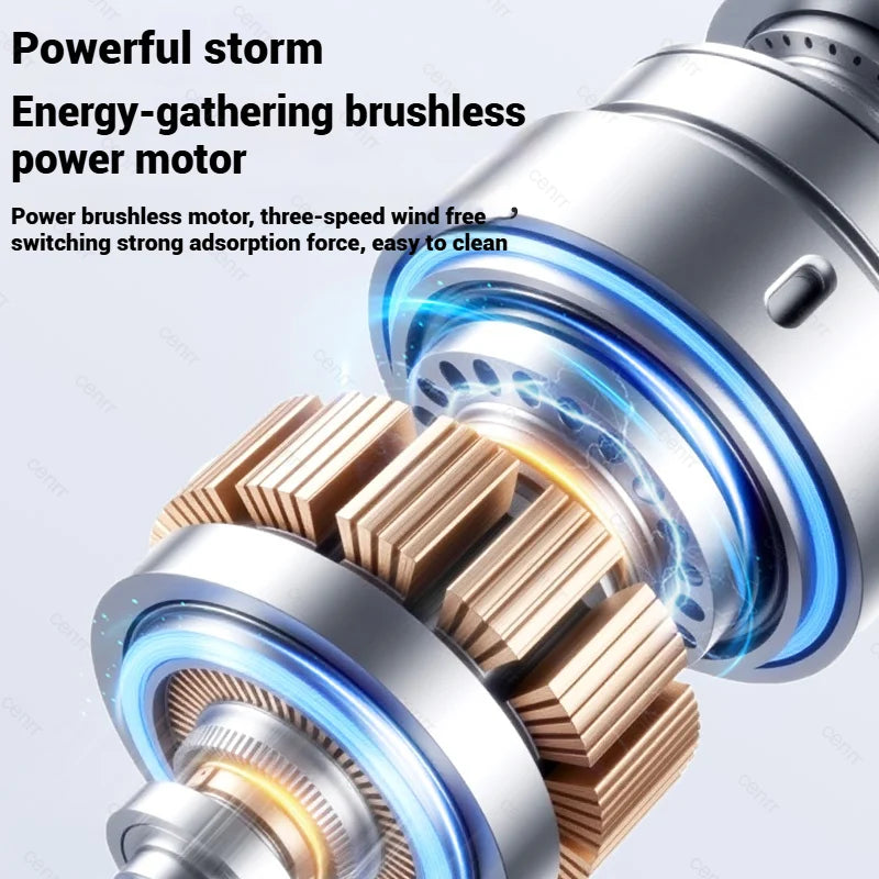 Mini Powerful Car Vacuum Cleaner Cordless Portable Handheld Wireless Cleaner for Home and Vehicle