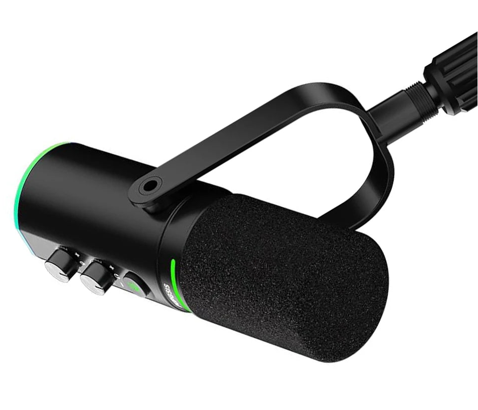 Dynamic XLR USB Podcast Microphone for Recording Streaming and Vocal Performance