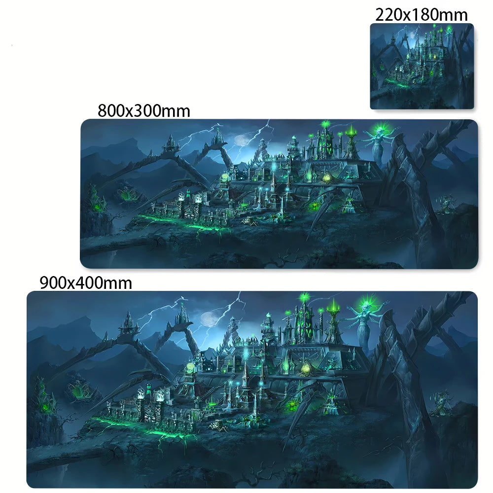 Large Extended Gaming Mouse Pad Desk Mat for Laptops Keyboard Office and Anime Themed Setups