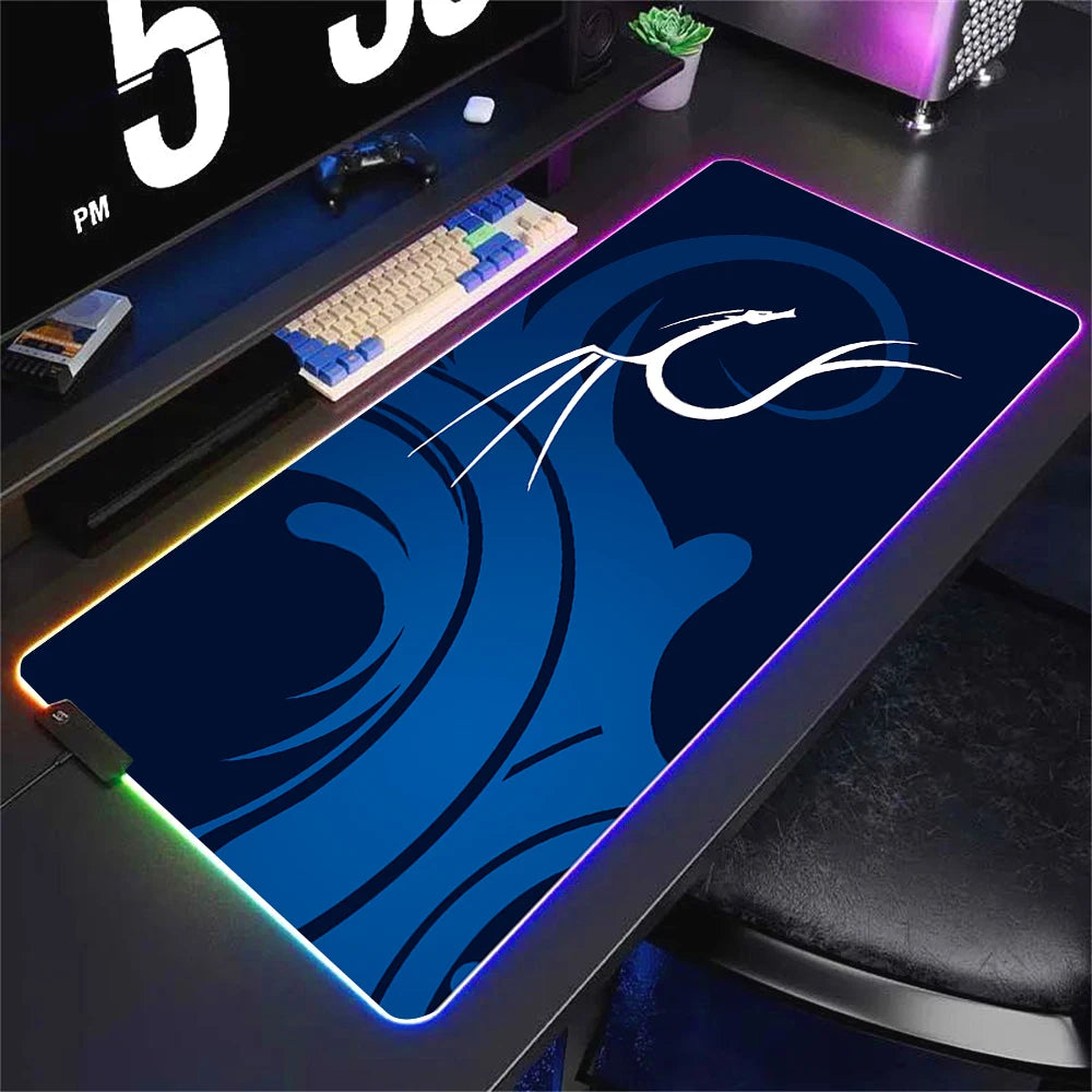 RGB LED Gaming Mouse Pad XXL Large Waterproof Desk Mat with Non Slip Base and Soft Surface