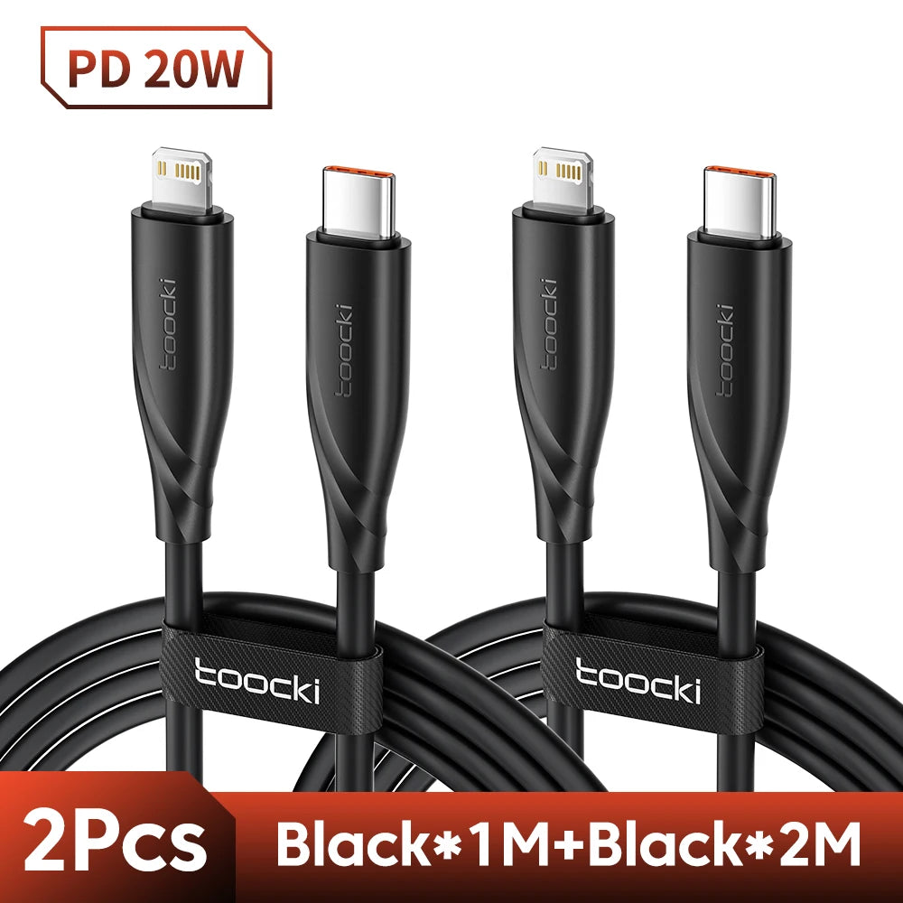 USB C to Lightning Fast Charging Cable for iPhone and iPad with Braided Design 20W PD