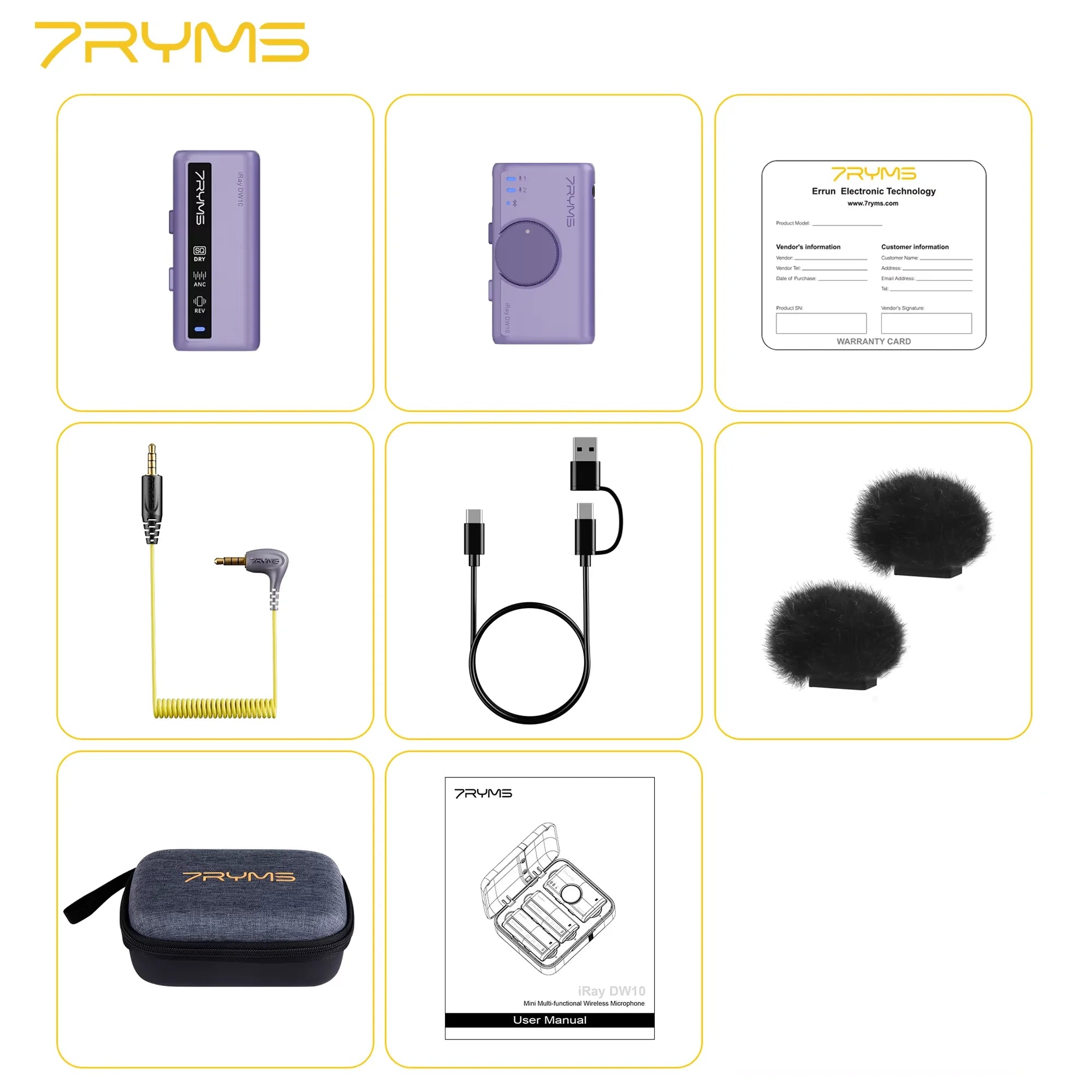 Mini Wireless Lavalier Microphone Set for Camera Smartphone Computer Vlog Live Streaming Interview