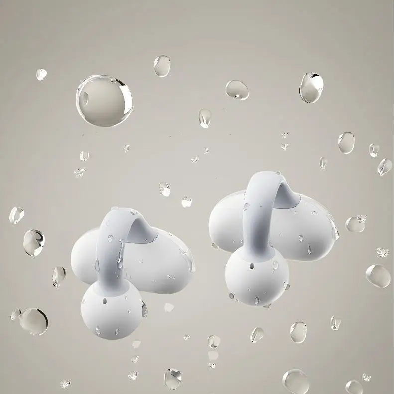 Clip-on Wireless Bluetooth Earbuds with Waterproof Design and High-Fidelity Sport Sound