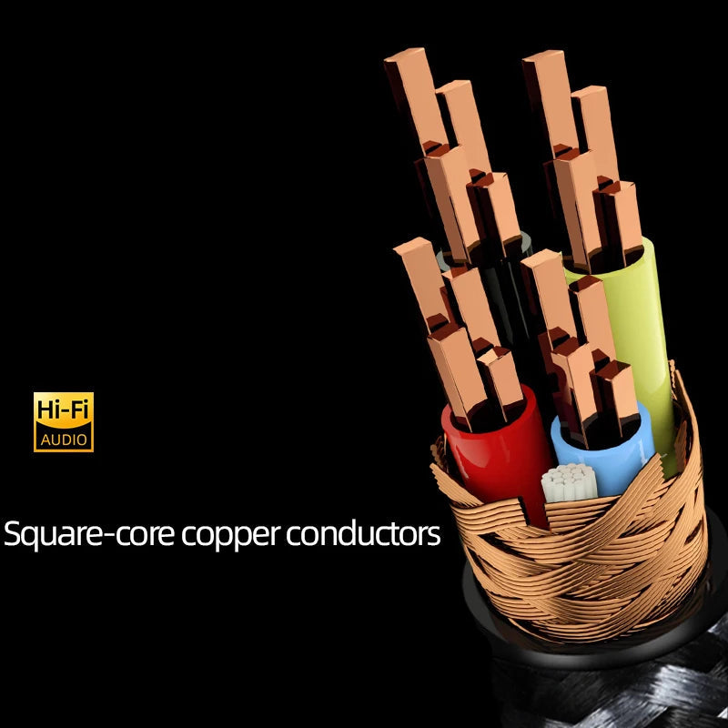 Premium HiFi USB OTG Audio Cable Type A to B OCC Shielded Cord for DAC and Sound Card