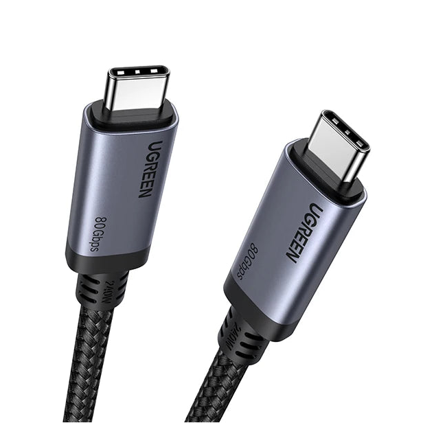 USB4 USB-C to USB-C Cable 240W PD3.1 80Gbps Fast Charging 16K Video for Laptops Monitors