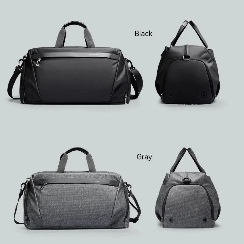 High Capacity Sports Duffel Bag Water Resistant Oxford Travel Shoulder Bag for Men and Women