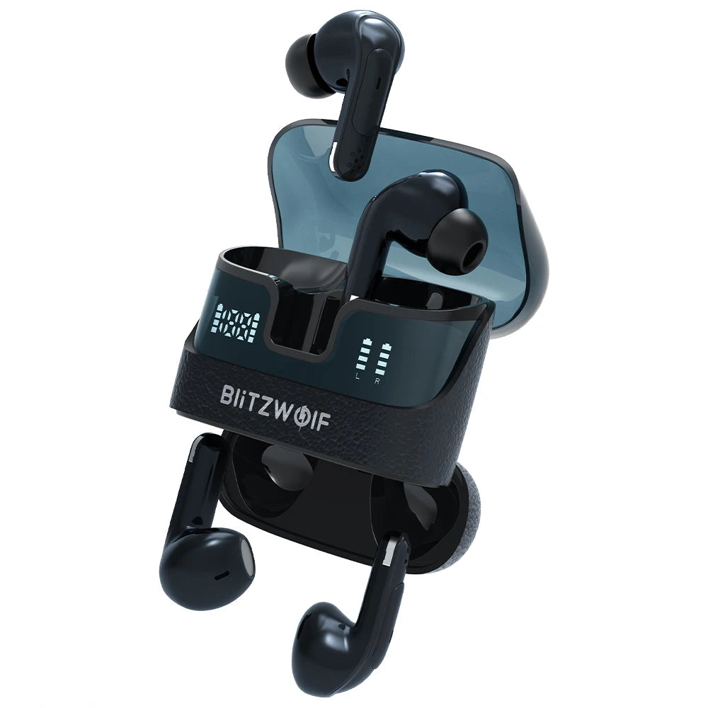 Wireless TWS Earbuds with Dual LED Display and 13mm Drivers for Deep Stereo Sound