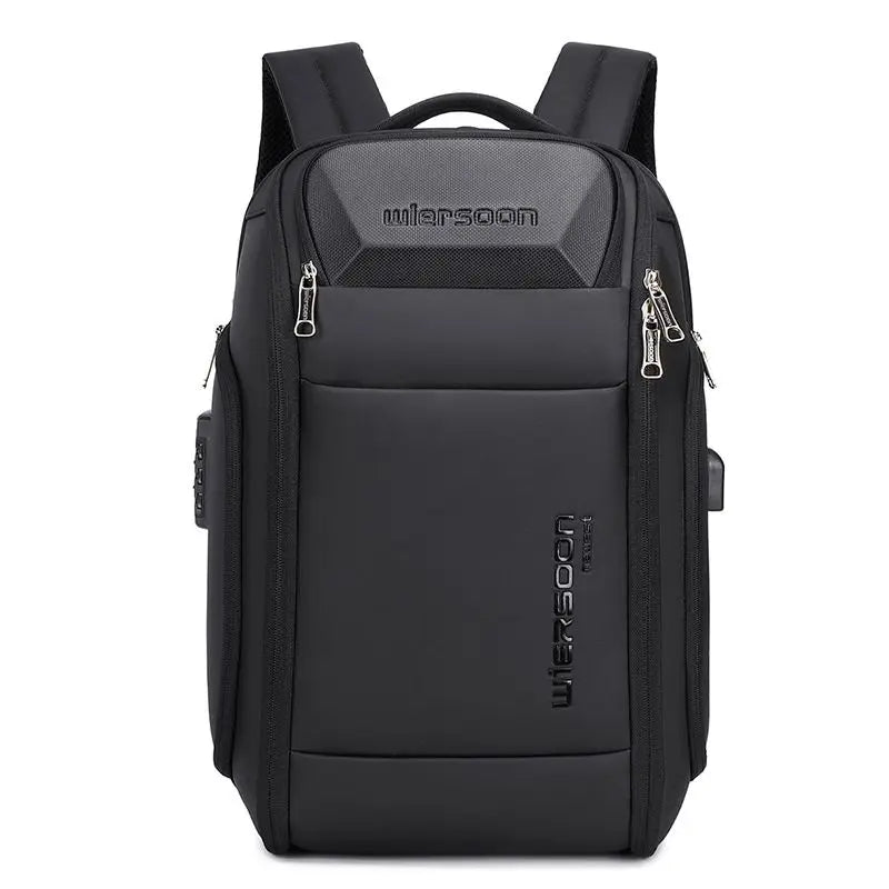 Large Capacity Water Resistant Anti-Theft Business Laptop Backpack with USB and Password Lock