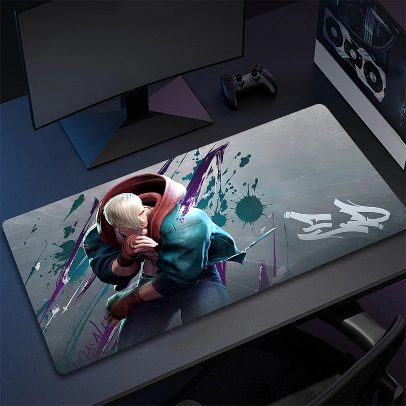 XXL Gaming Mouse Pad Large Desk Mat with Anti-Slip Rubber Base for PC and Keyboard Setup