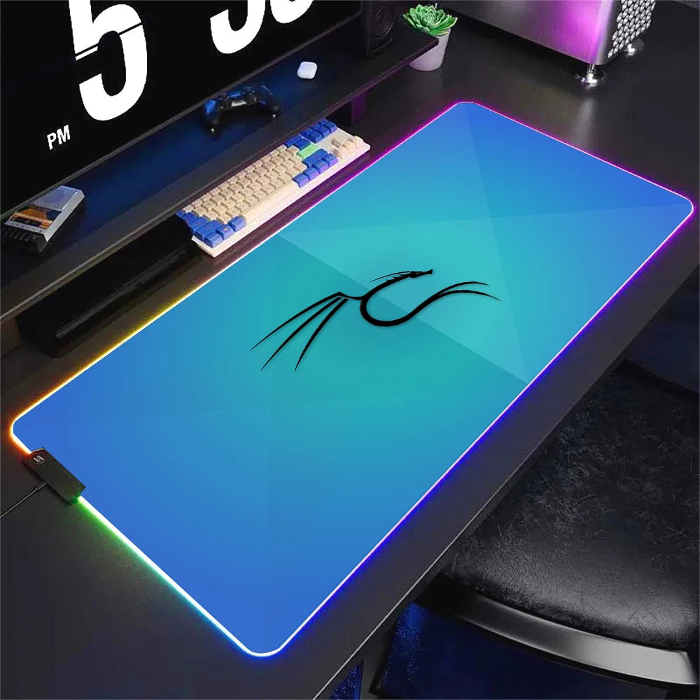 RGB LED Gaming Mouse Pad XXL Large Waterproof Desk Mat with Non Slip Base and Soft Surface