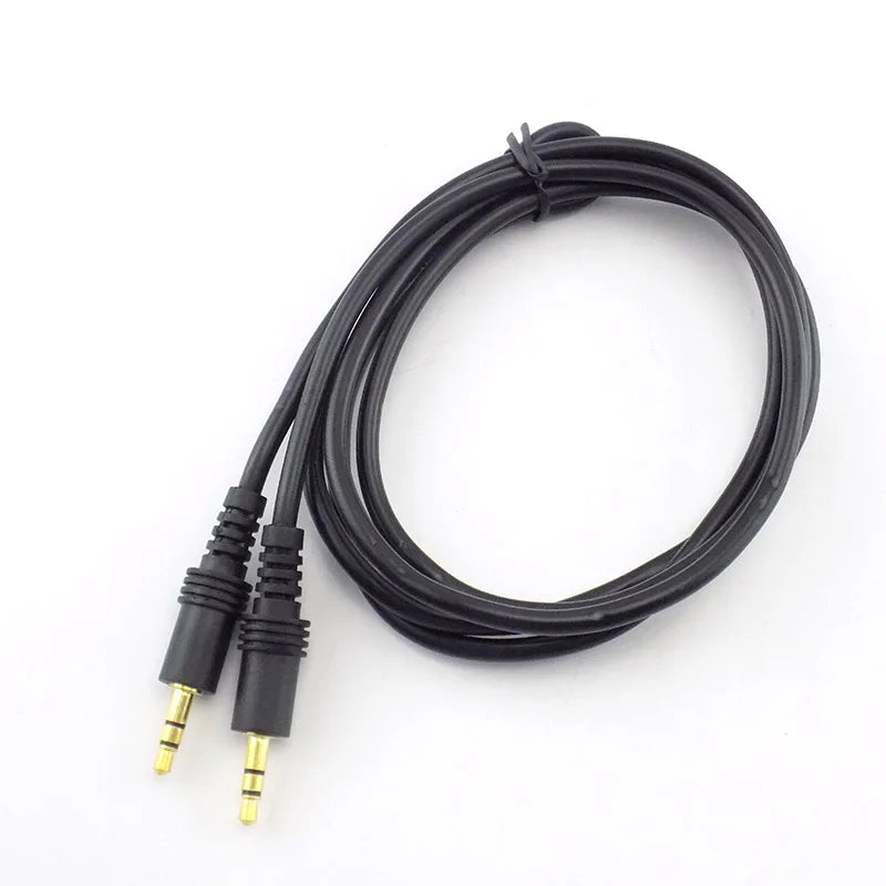 3.5mm Stereo Male to Male AUX Audio Cable for PC, Laptop, MP3 & Car, 1.5–20m Lengths