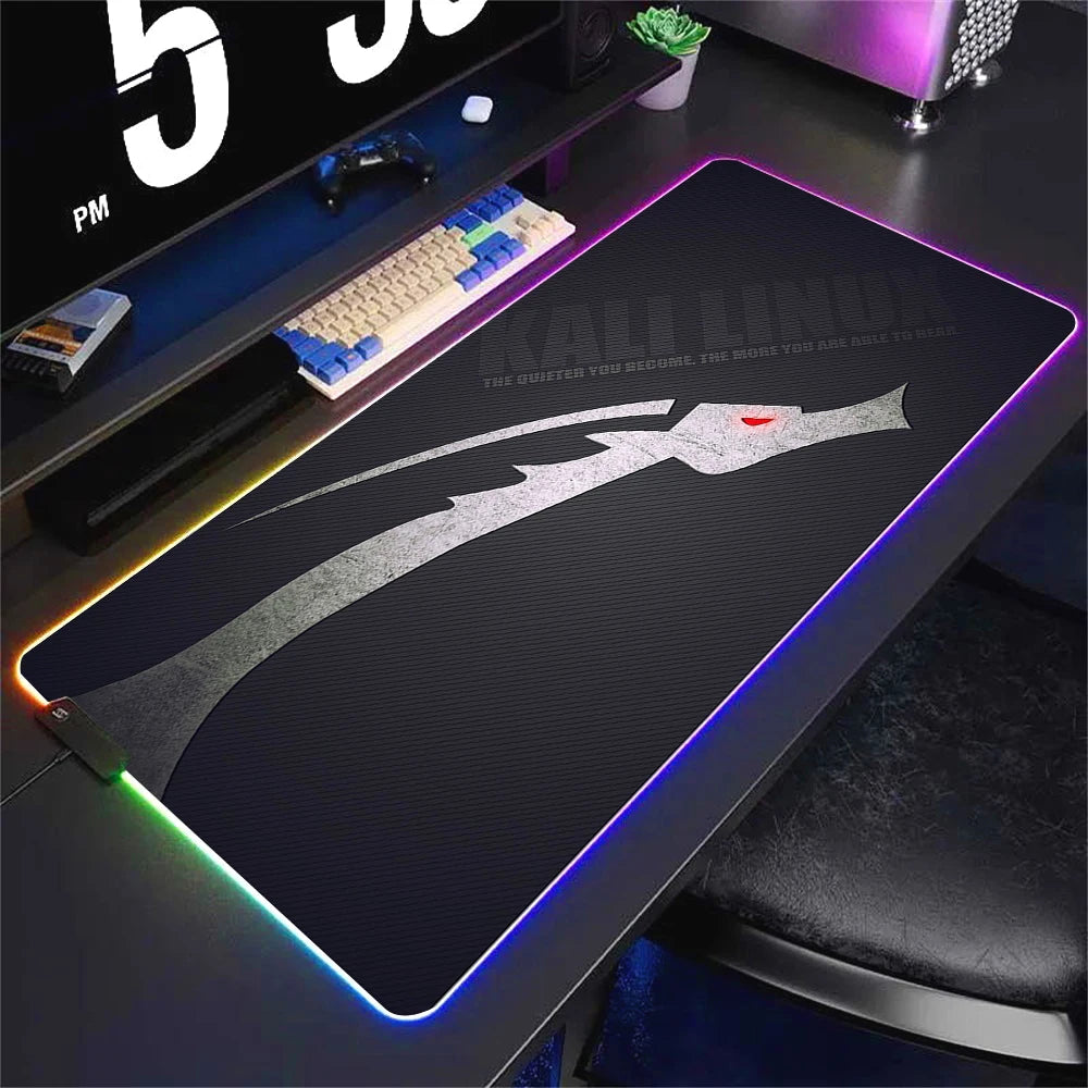 RGB LED Gaming Mouse Pad XXL Large Waterproof Desk Mat with Non Slip Base and Soft Surface