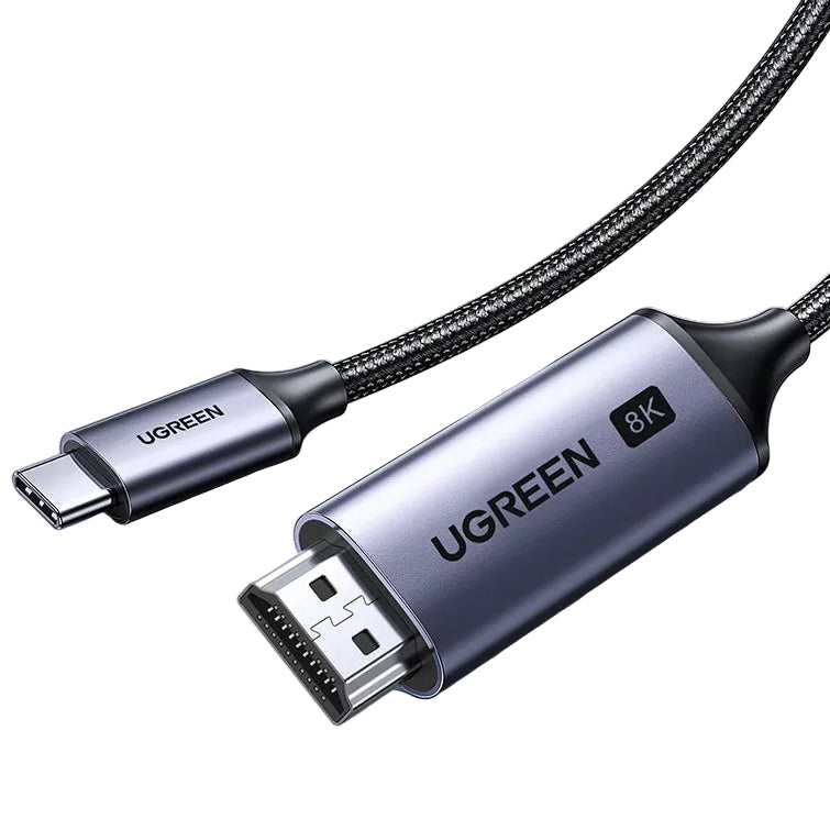 USB-C to HDMI 2.1 Cable up to 4K at 120Hz Support for Monitors TVs Laptops Tablets