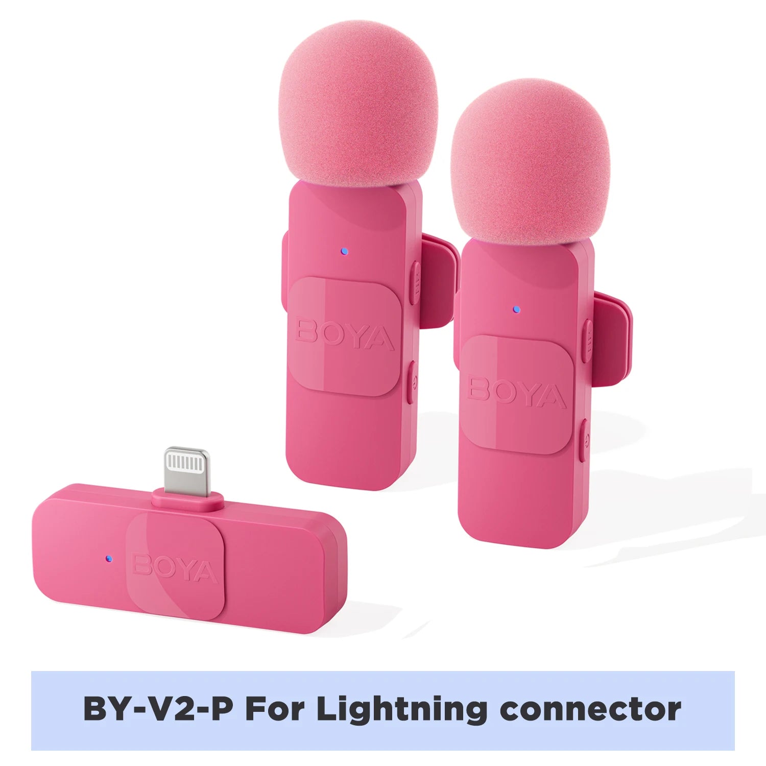 Wireless Lavalier Microphone for iPhone Android USB-C Live Streaming Vlogging Interviews Gaming Pro