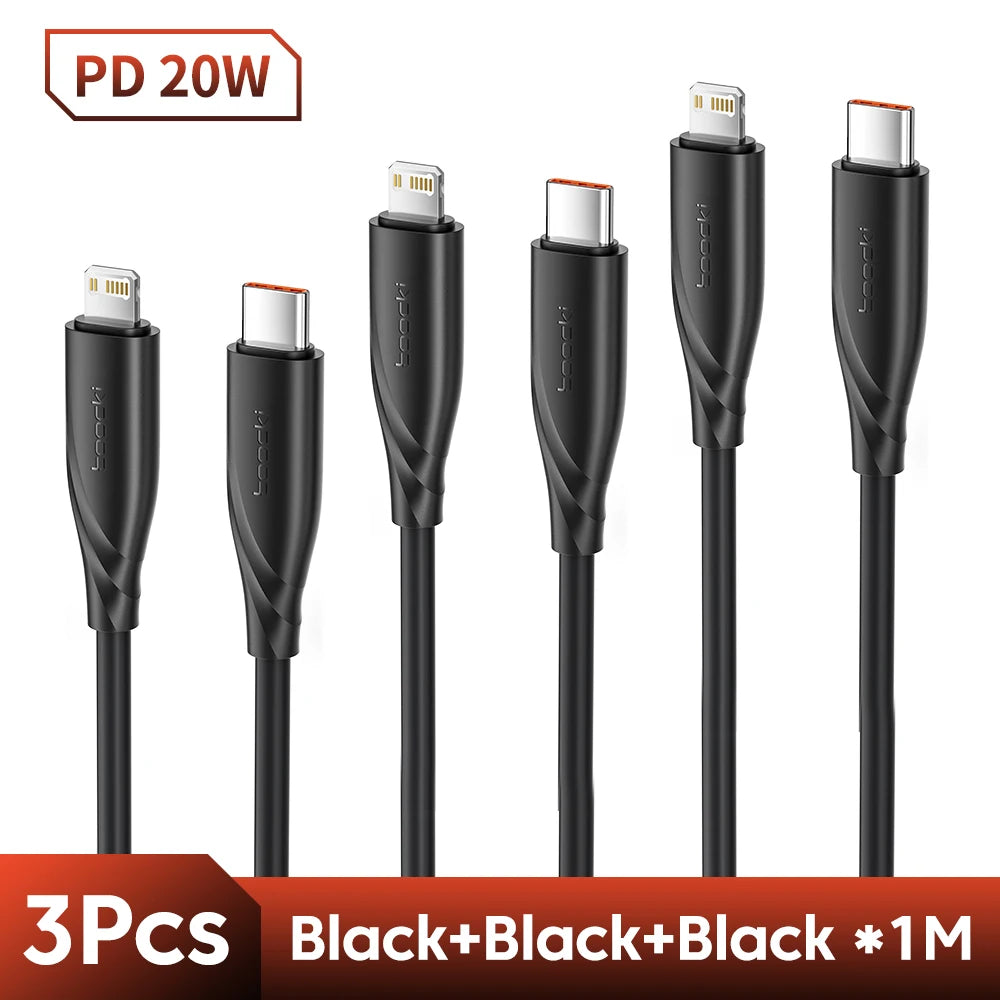 USB C to Lightning Fast Charging Cable for iPhone and iPad with Braided Design 20W PD
