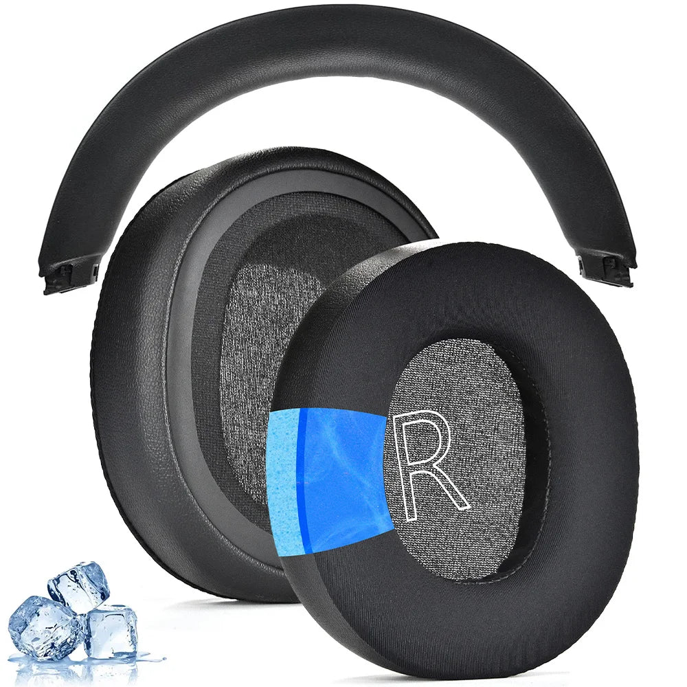 Replacement Memory Foam Ear Pads for Xbox Series X S One and PC Headphones Mesh Protein Covers