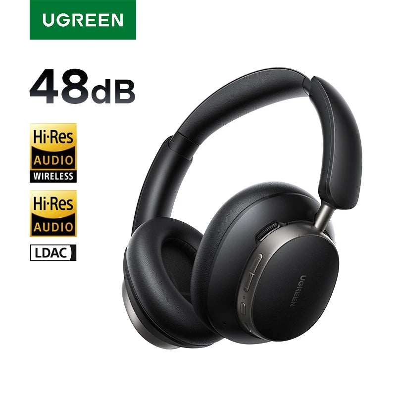 UGREEN Studio Pro Wireless Headphones with 48dB ANC, LDAC Hi-Res Audio, and 120-Hour Battery