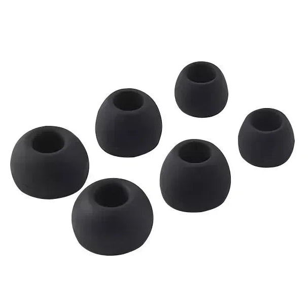 Soft Silicone Replacement Eartips 6-Pair S/M/L Cushions for In-Ear Headphones Earbud Set
