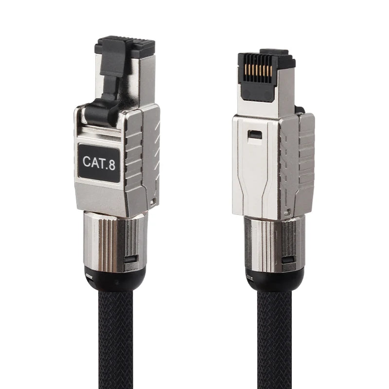 Cat8 High Speed Ethernet Cable 40Gbps SSTP Network Cable for Gaming PC Router and Console