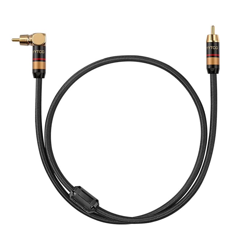 Premium Digital Coaxial RCA Audio Cable for HiFi Amplifier TV Speaker and Home Theatre