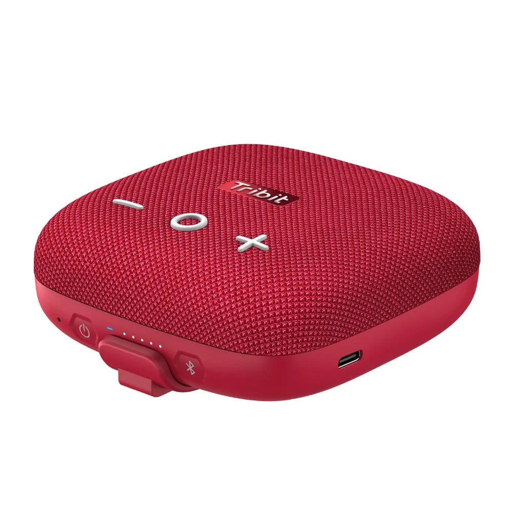 Ultra-Portable Bluetooth Speaker IP67 Waterproof with Deep Bass 10W Power and Built-in Strap