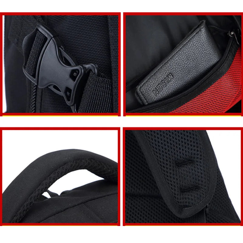 Multifunction Anti-Theft Water Resistant 17 Inch Laptop Backpack with USB Charging for Travel
