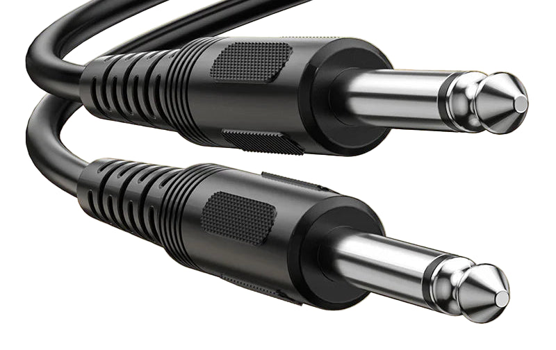 6.35mm Male-to-Male Jack Audio Cable for Guitar Mixer Amplifier Speaker Premium Aux Cable