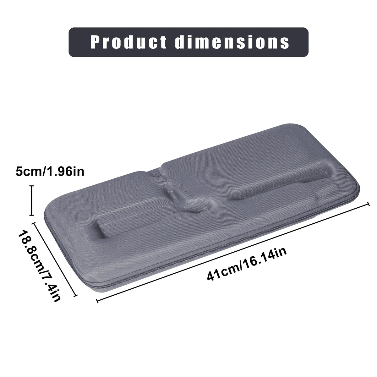 Premium Water Resistant Hard Shell EVA Travel Case for Hair Straightener Storage and Protection