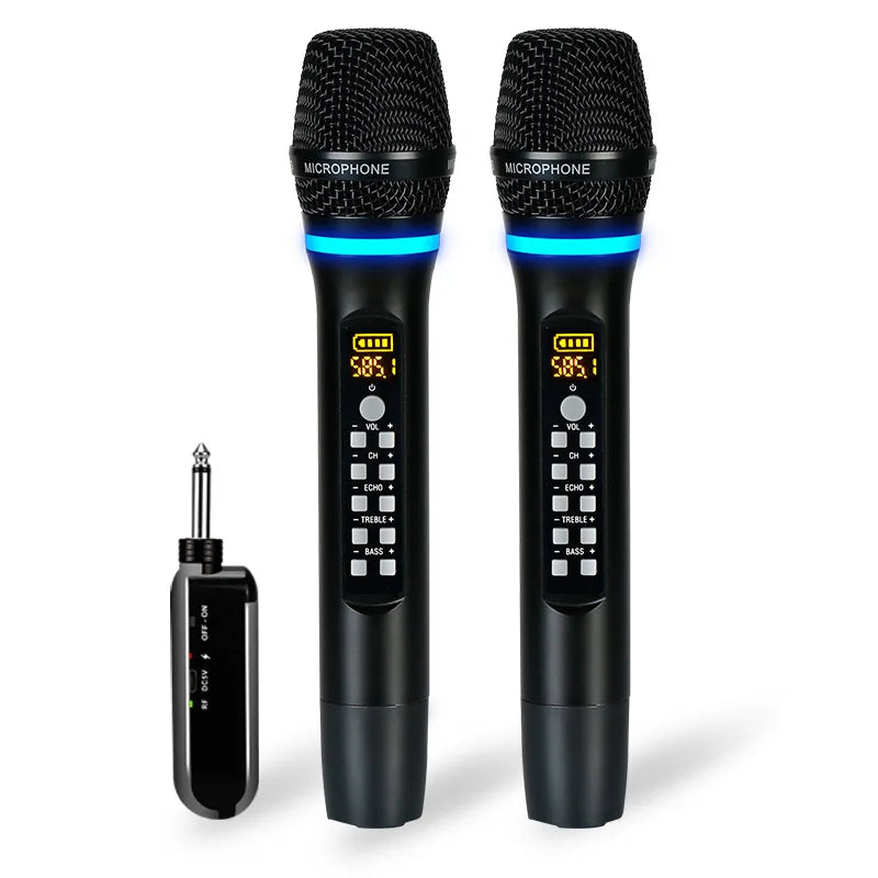 Wireless UHF Handheld Microphone with Bluetooth for Karaoke Party Church and Live Performances