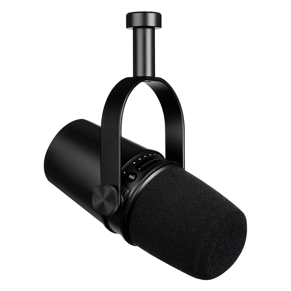 USB XLR Dynamic Podcast Microphone for Recording Streaming and Studio Voice Capture