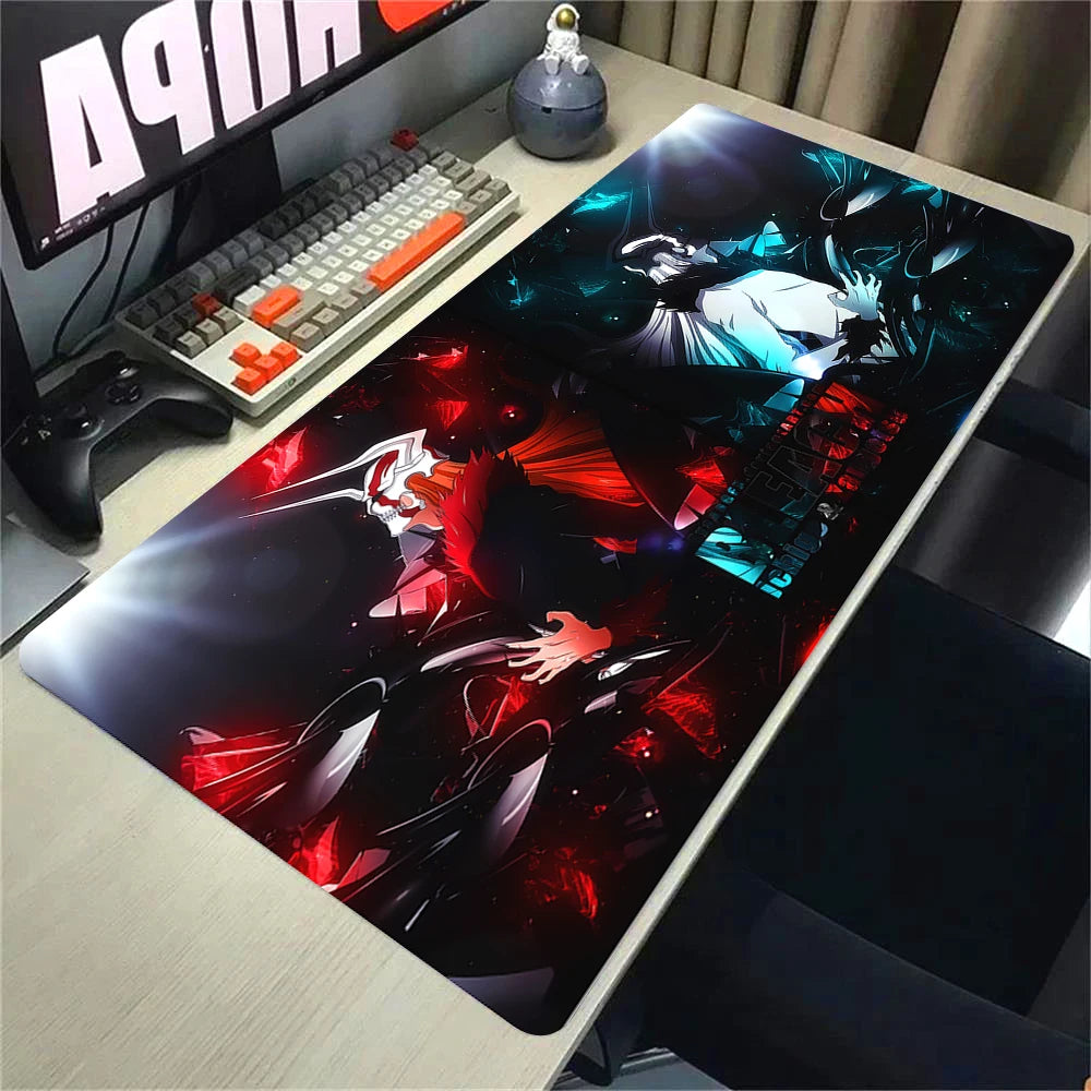 Large Extended Gaming Mouse Pad with Anti-Slip Rubber Base and Stitched Edges for Desk Setup