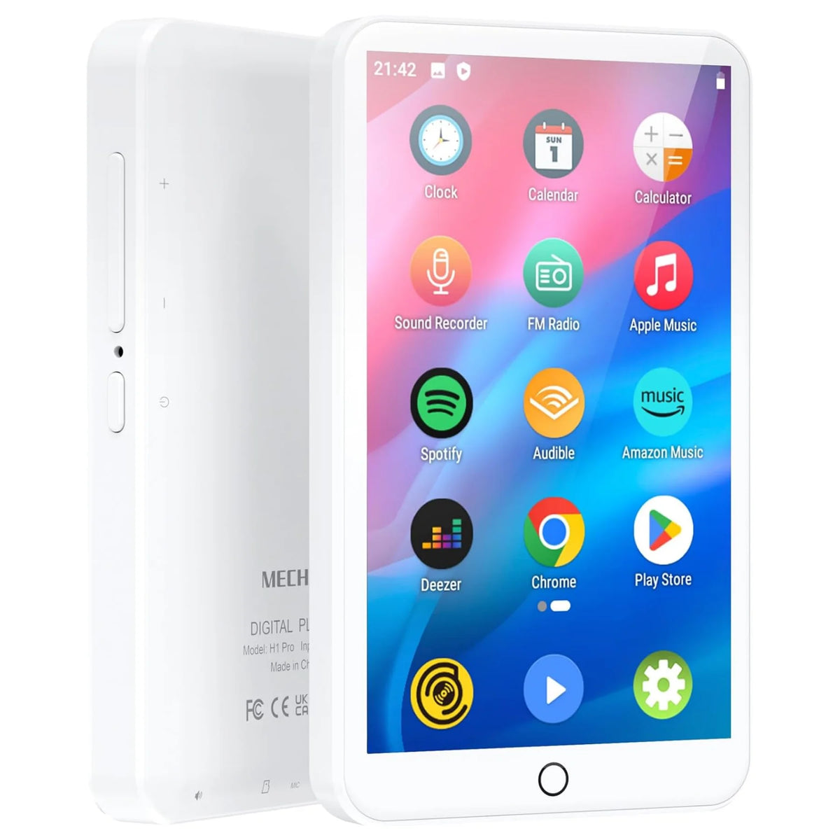 Android Portable MP3 MP4 Player with Bluetooth WiFi Touch Screen Supports Spotify and up to 512GB