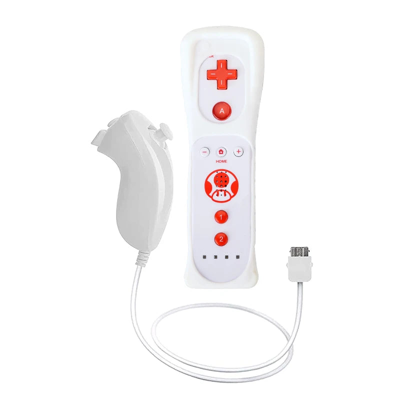 Wireless Motion Plus Remote Controller and Nunchuck Set for Wii Console Gaming Experience