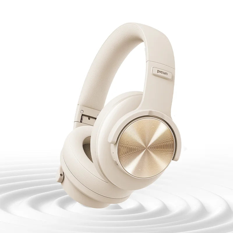 Wireless Over Ear Bluetooth Headphones 120 Hour Battery Low Latency 3EQ Modes Built-In Mic