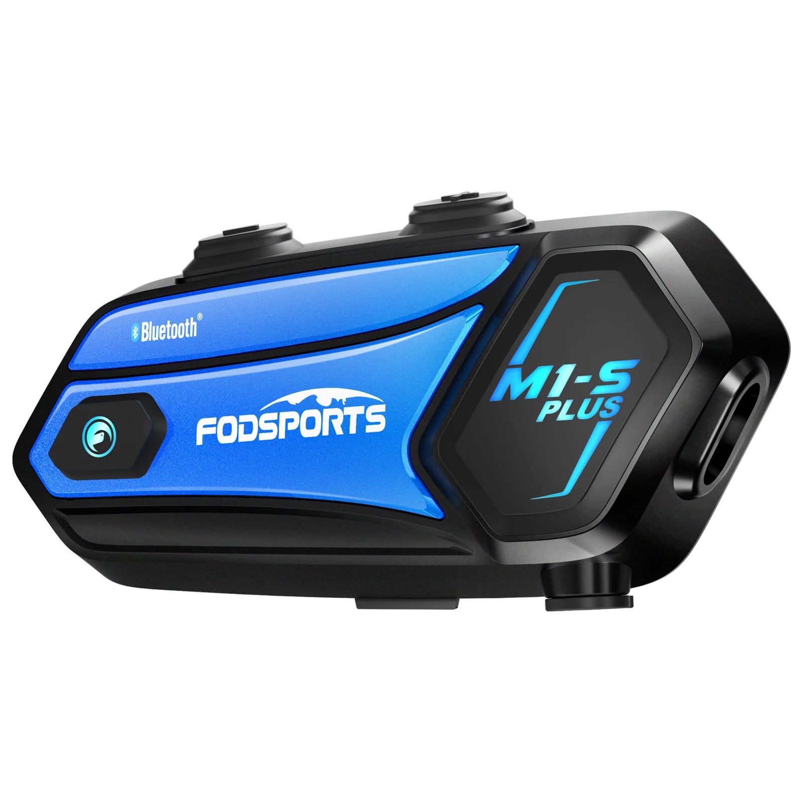 Motorcycle Helmet Bluetooth Intercom Headset with 8 Rider Group, 2000m Range, FM Radio, Music Sharing