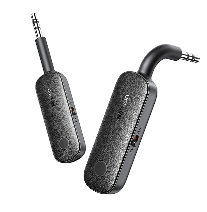 2-in-1 Bluetooth 5.0 Transmitter Receiver AUX Adapter for TV Car Stereo Earphones Wireless Audio