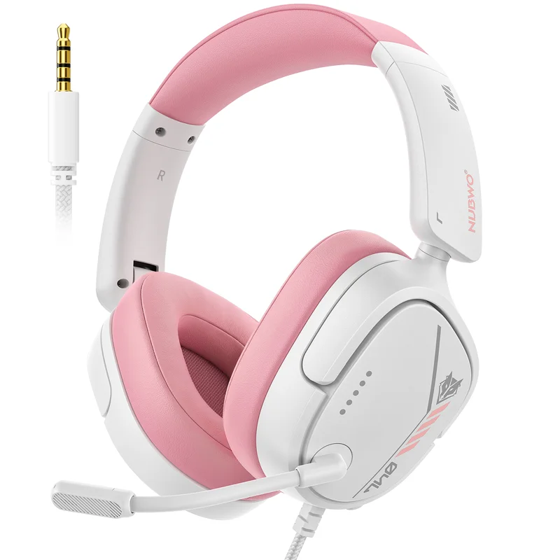 Lightweight Gaming Headset with Clear Mic and 3.5mm Audio Jack for Console and PC