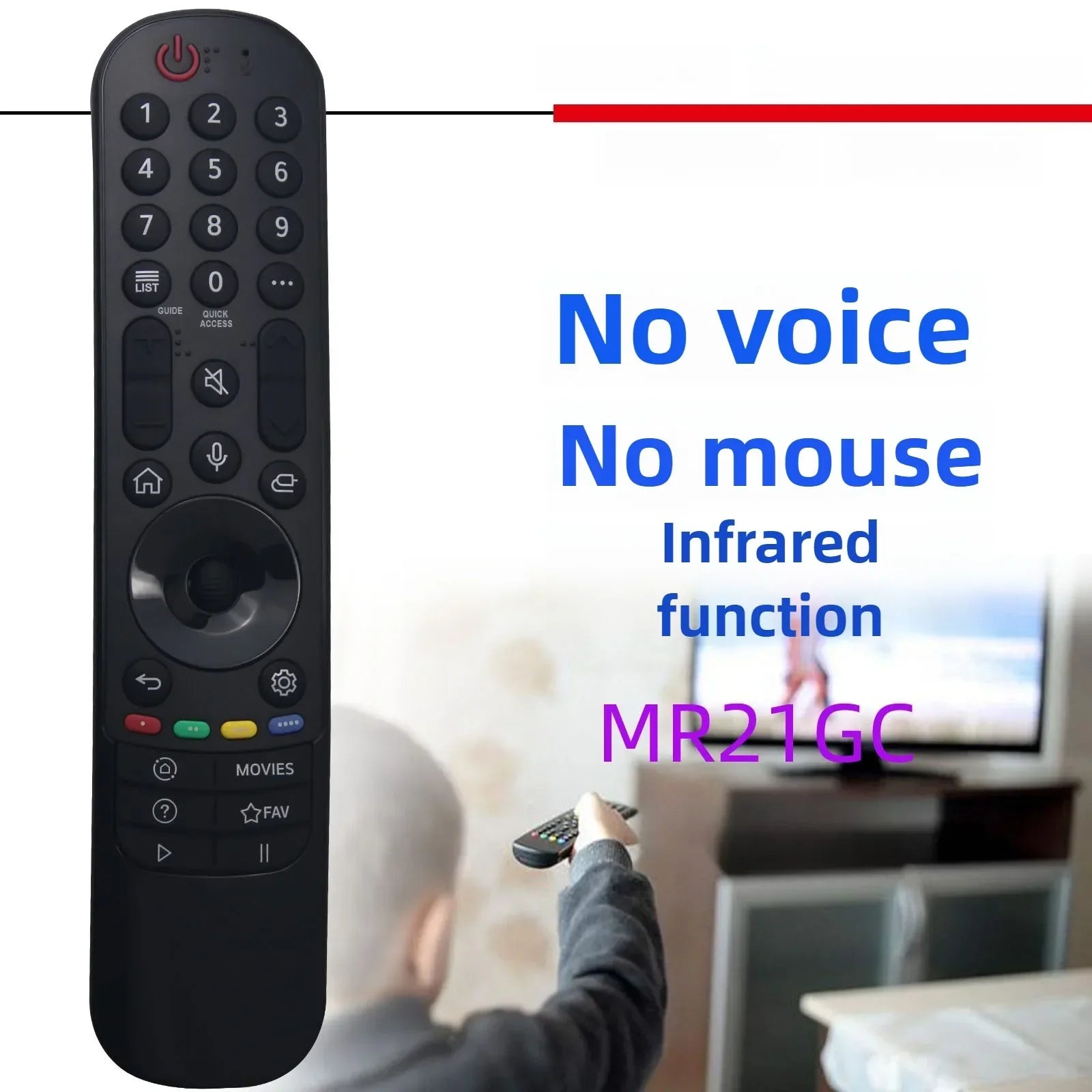 Replacement No Pointer No Voice Smart TV Remote Control for OLED and QNED Series