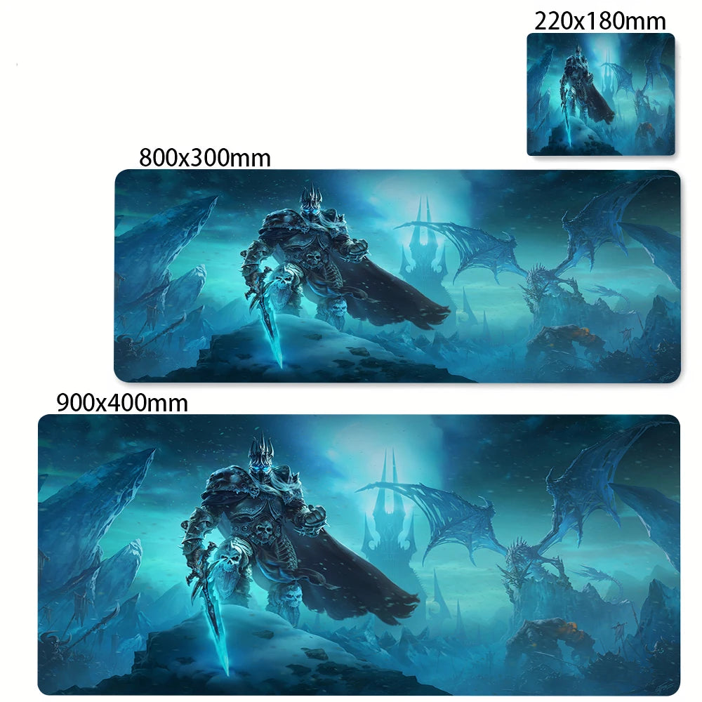 Extended Non-slip Gaming Mouse Mat with Wrist Support for Desk and Keyboard, Multiple Sizes Available