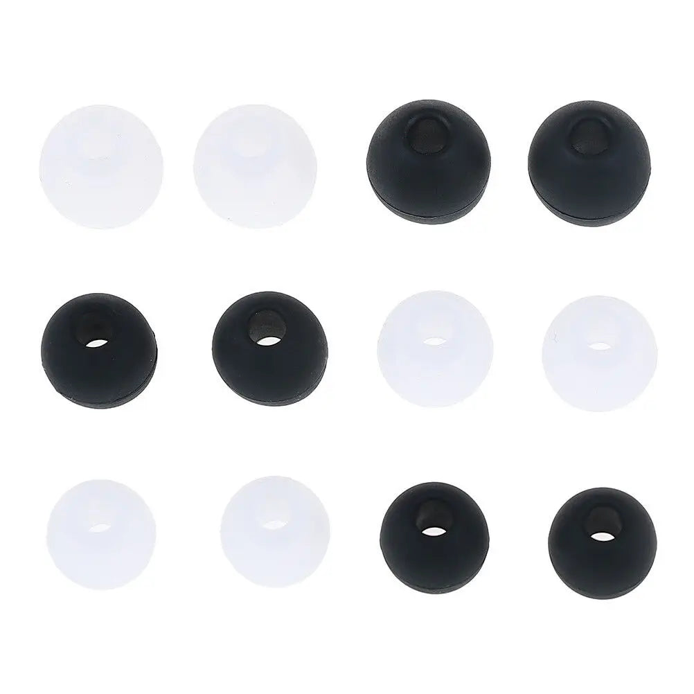 Universal Silicone Replacement Earbuds Tips Set with Multiple Sizes for In Ear Headphones