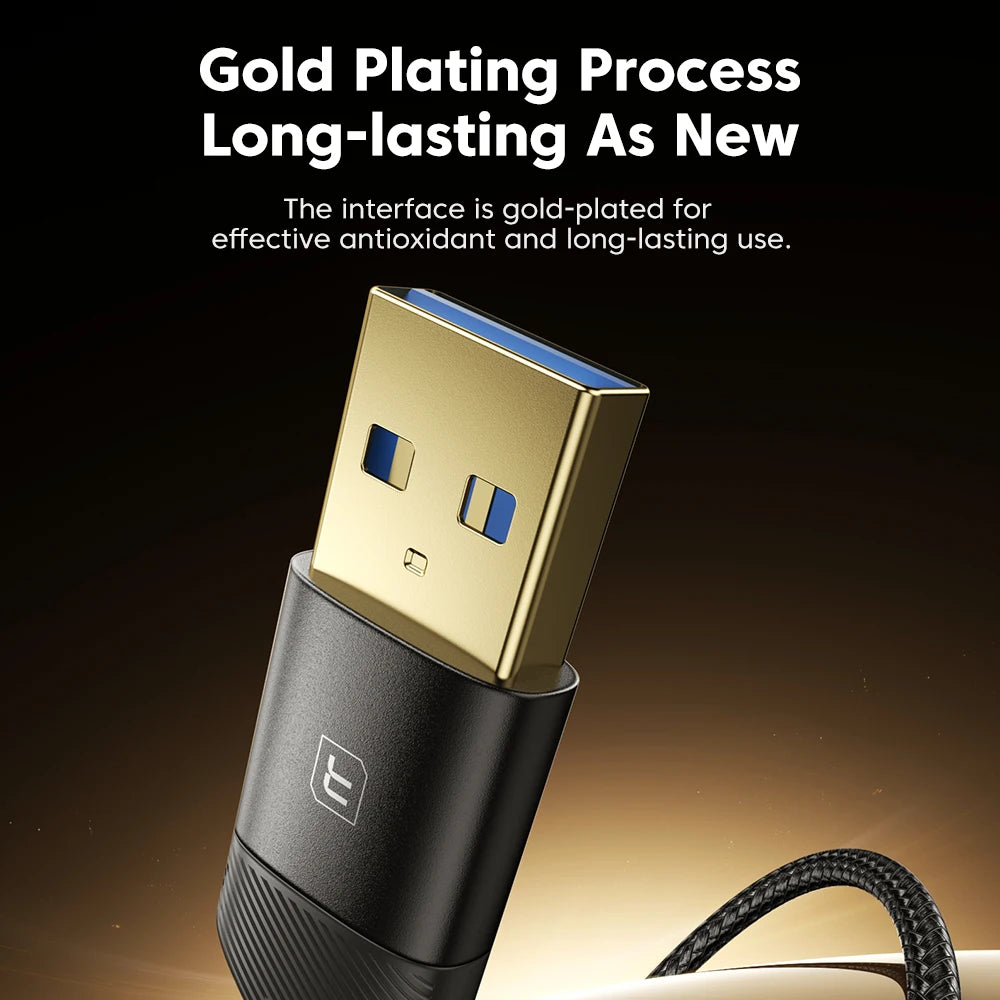USB-A or USB-C to Micro B Data Cable 5Gbps High Speed Transfer for Hard Drives and Devices